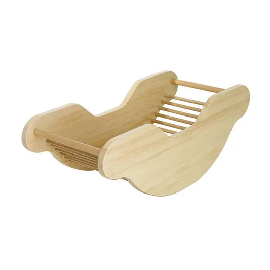 Solid Ash wood Rocking Boat and Bridge