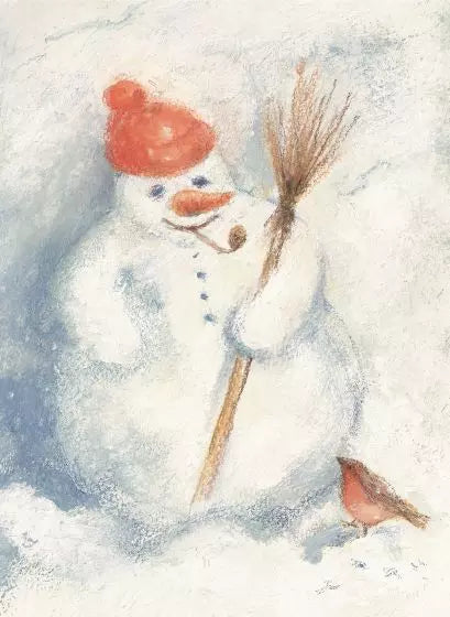 Marjan van Zeyl Postcards - Snowman