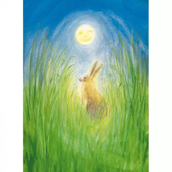 Marjan van Zeyl Postcards - Hare and Moon