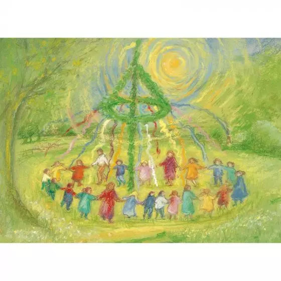 Marjan van Zeyl Postcards - Maypole Dance