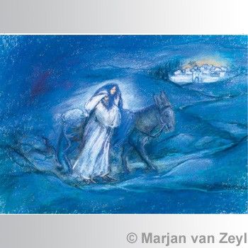 Marjan van Zeyl Postcards - Joseph and Mary