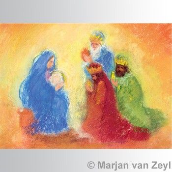 Marjan van Zeyl Postcards - Adoration of the Kings