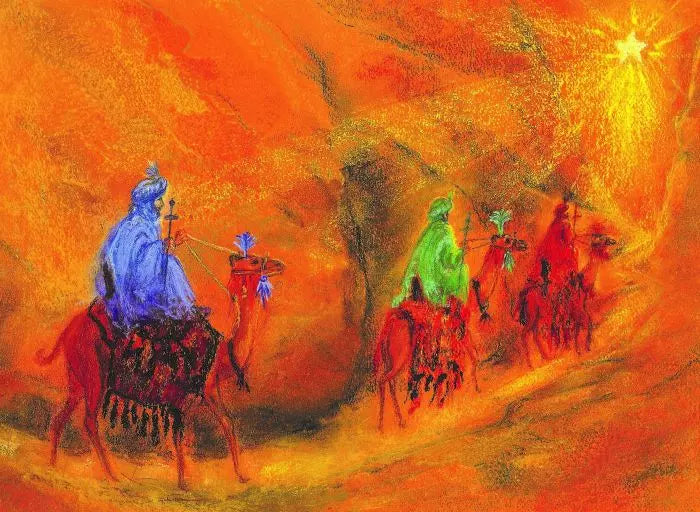 Marjan van Zeyl Postcards - Wise Men Followed the Star