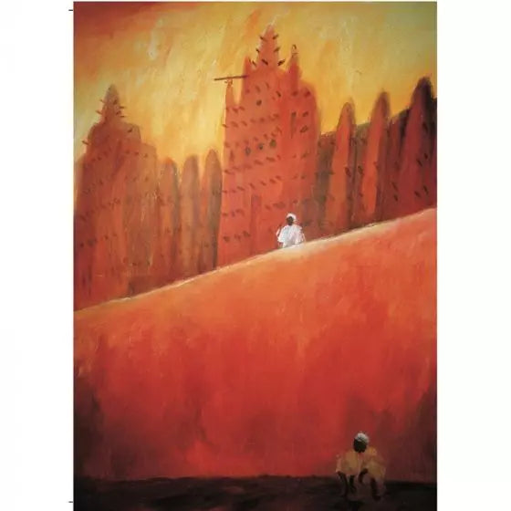 Marjan van Zeyl Postcards - Mud Mosque Djenné