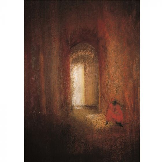 Marjan van Zeyl Postcards - Interior of Mud Mosque