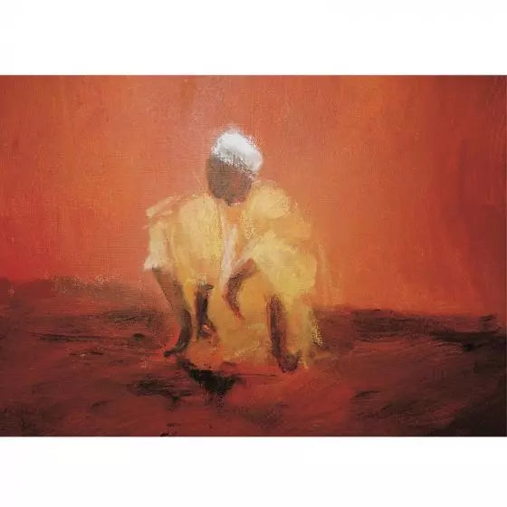 Marjan van Zeyl Postcards - Muslim Man in Front of Mosque