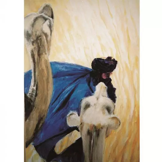 Marjan van Zeyl Postcards - Tuareg with Camel