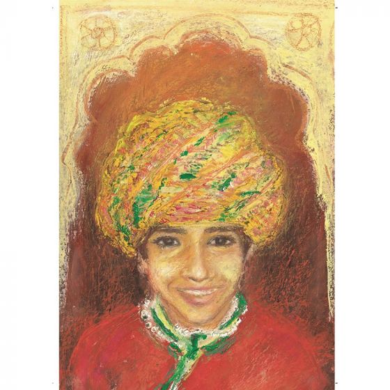 Marjan van Zeyl Postcards - Typical Rajasthan Boy