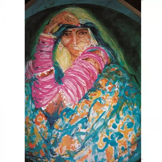 Marjan van Zeyl Postcards - Woman with Bracelets