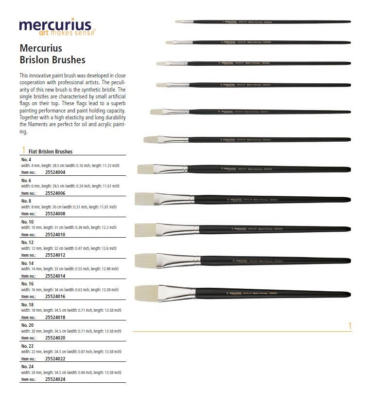 Paint Brushes (varied sizes)