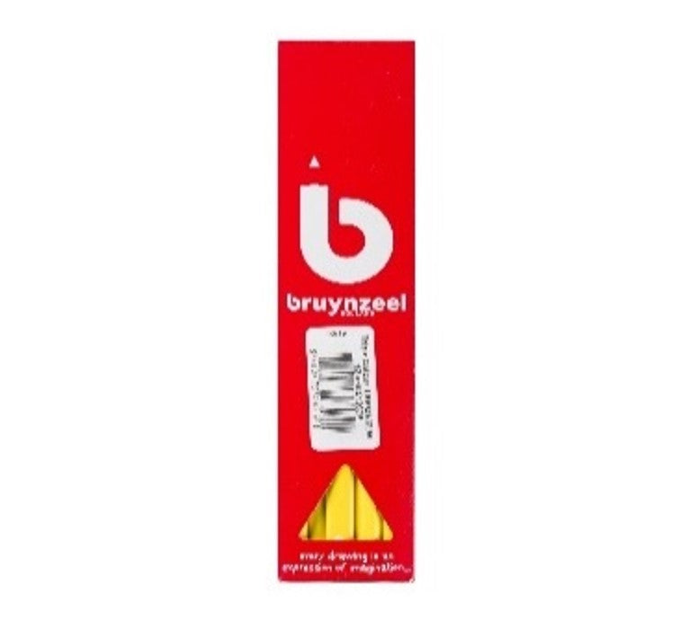 Bruynzeel Tripple Grip Yellow color Pencil - pack of 12