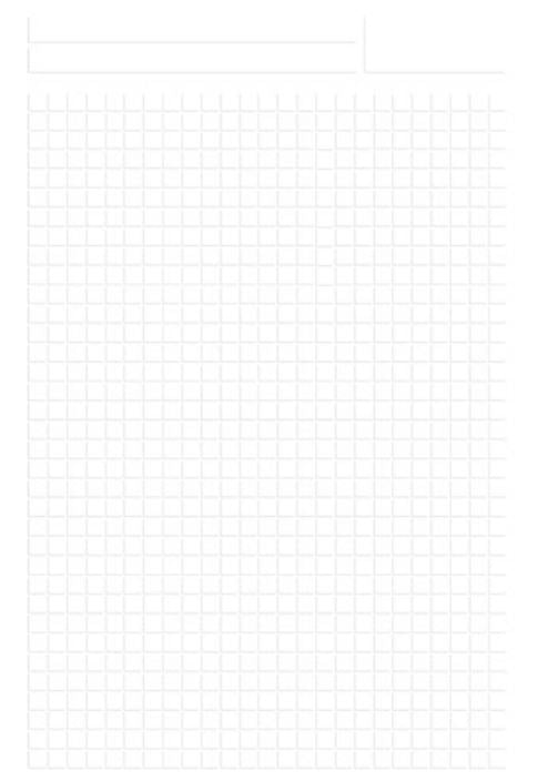 Hardcover Mercurius Notebook - 200 pages graph paper