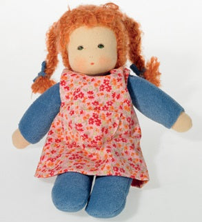 Nanchen Doll Puppina 11.8" - Waldorf Girl Doll 100% Organic Cotton