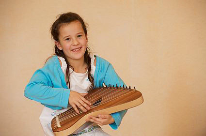 Bordun 16 String Lyre - Mahogany