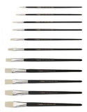 Flat Synthetic Paint Brushes
